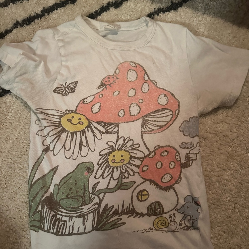 Urban Outfitters Mushroom House crop top